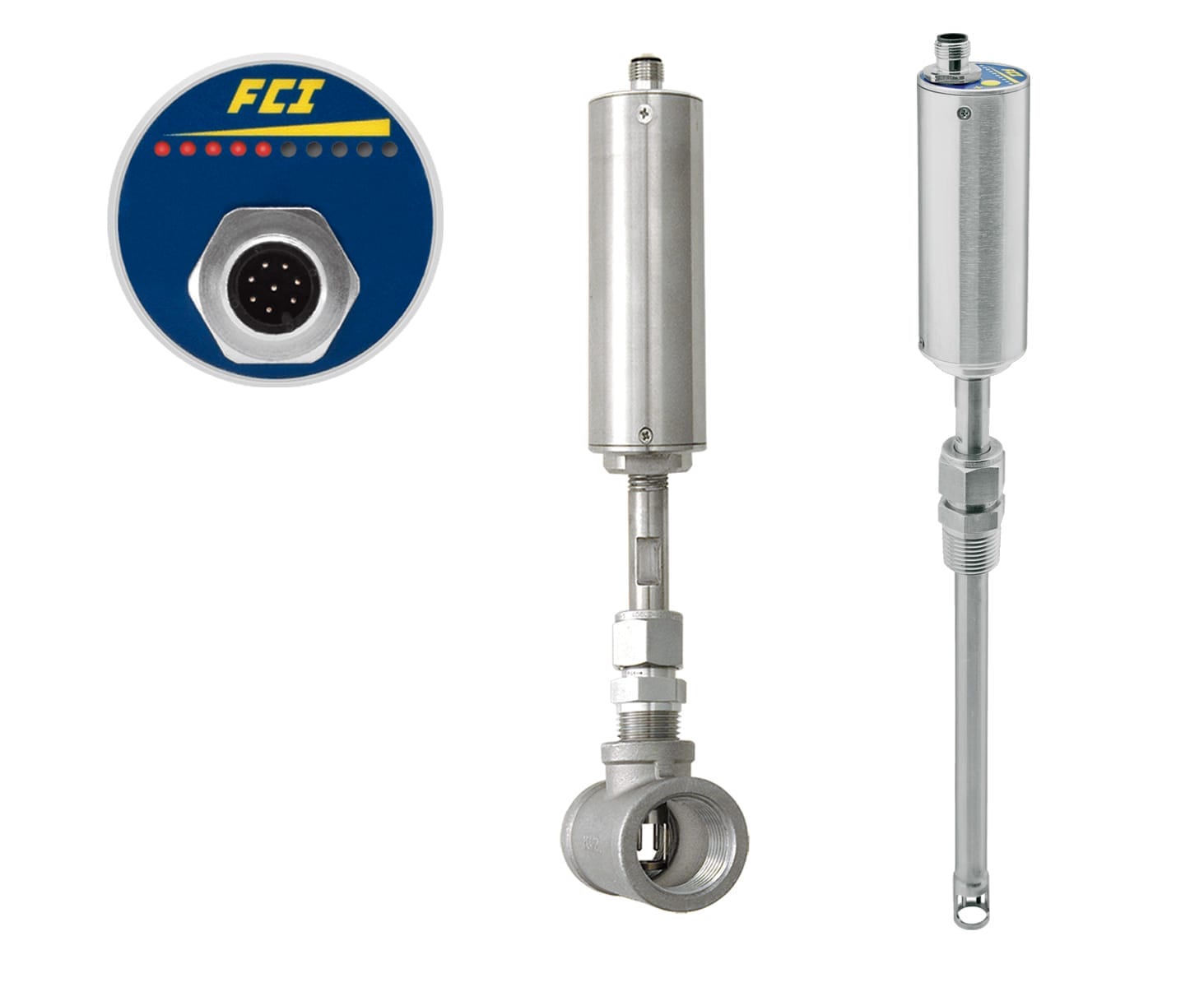 FCI FS10i Masseflowmeter for luft, og Naturgass